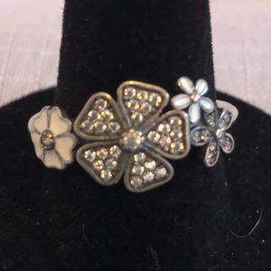 Daisy Bouquet Sterling Silver Ring